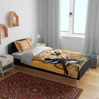 Personalised Australia Magpie NAIDOC Week 2026 Bedding Set 50 Years of Deadly Aboriginal Art