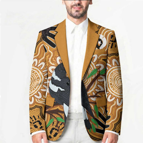 Personalised Australia Magpie NAIDOC Week 2026 Blazer 50 Years of Deadly Aboriginal Art