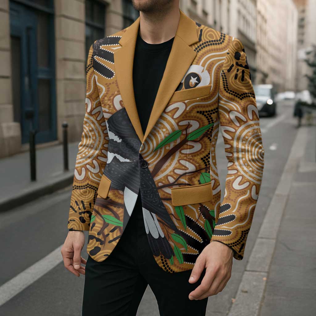Personalised Australia Magpie NAIDOC Week 2026 Blazer 50 Years of Deadly Aboriginal Art