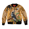 Personalised Australia Magpie NAIDOC Week 2026 Bomber Jacket 50 Years of Deadly Aboriginal Art