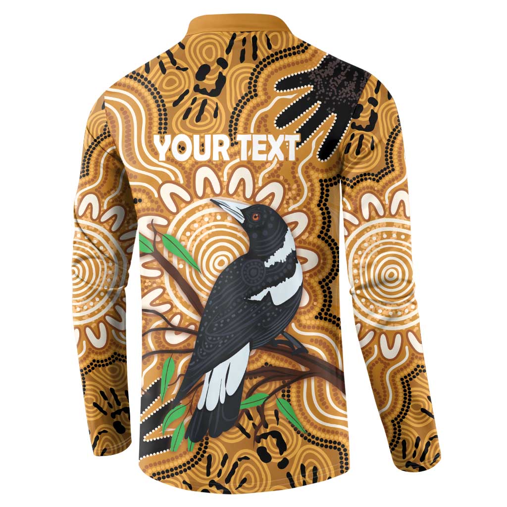 Personalised Australia Magpie NAIDOC Week 2026 Button Sweatshirt 50 Years of Deadly Aboriginal Art