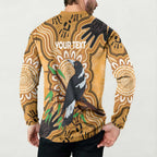 Personalised Australia Magpie NAIDOC Week 2026 Button Sweatshirt 50 Years of Deadly Aboriginal Art