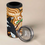 Personalised Australia Magpie NAIDOC Week 2026 4 in 1 Can Cooler Tumbler 50 Years of Deadly Aboriginal Art