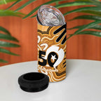 Personalised Australia Magpie NAIDOC Week 2026 4 in 1 Can Cooler Tumbler 50 Years of Deadly Aboriginal Art