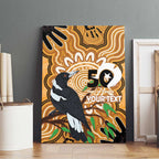 Personalised Australia Magpie NAIDOC Week 2026 Canvas Wall Art 50 Years of Deadly Aboriginal Art