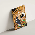 Personalised Australia Magpie NAIDOC Week 2026 Canvas Wall Art 50 Years of Deadly Aboriginal Art