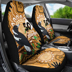 Personalised Australia Magpie NAIDOC Week 2026 Car Seat Cover 50 Years of Deadly Aboriginal Art