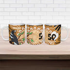 Personalised Australia Magpie NAIDOC Week 2026 Ceramic Mug 50 Years of Deadly Aboriginal Art