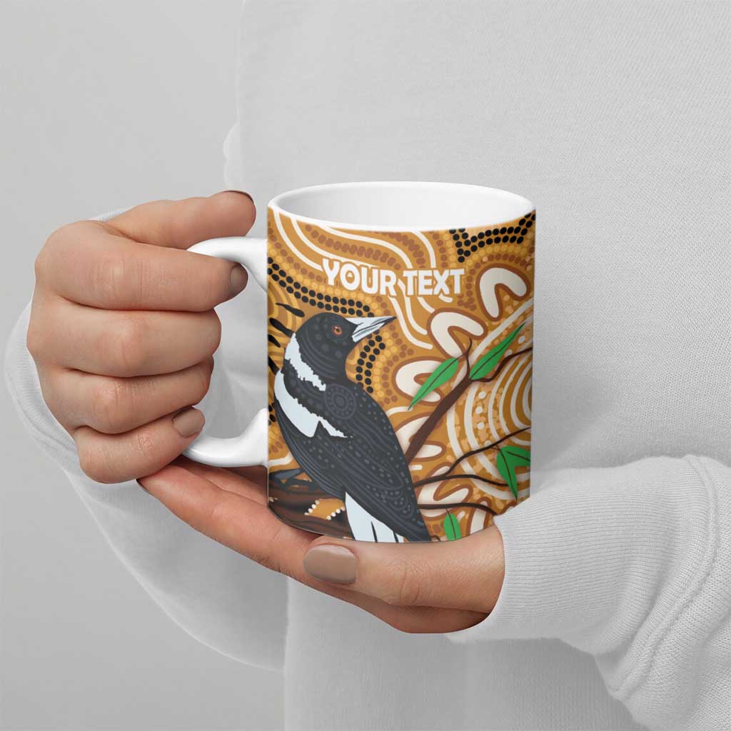 Personalised Australia Magpie NAIDOC Week 2026 Ceramic Mug 50 Years of Deadly Aboriginal Art