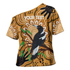 Personalised Australia Magpie NAIDOC Week 2026 Cross Shoulder Shirt 50 Years of Deadly Aboriginal Art
