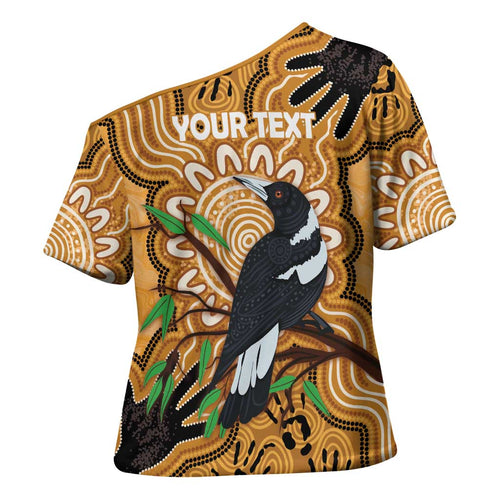 Personalised Australia Magpie NAIDOC Week 2026 Cross Shoulder Shirt 50 Years of Deadly Aboriginal Art