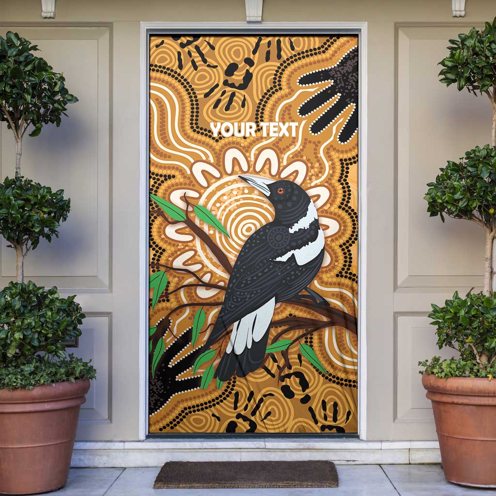 Personalised Australia Magpie NAIDOC Week 2026 Door Cover 50 Years of Deadly Aboriginal Art