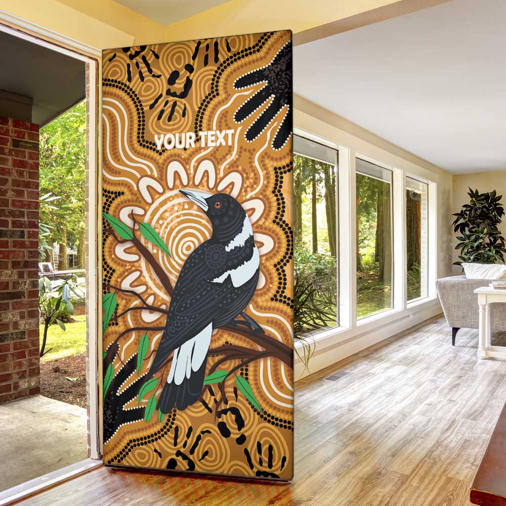 Personalised Australia Magpie NAIDOC Week 2026 Door Cover 50 Years of Deadly Aboriginal Art