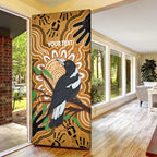 Personalised Australia Magpie NAIDOC Week 2026 Door Cover 50 Years of Deadly Aboriginal Art