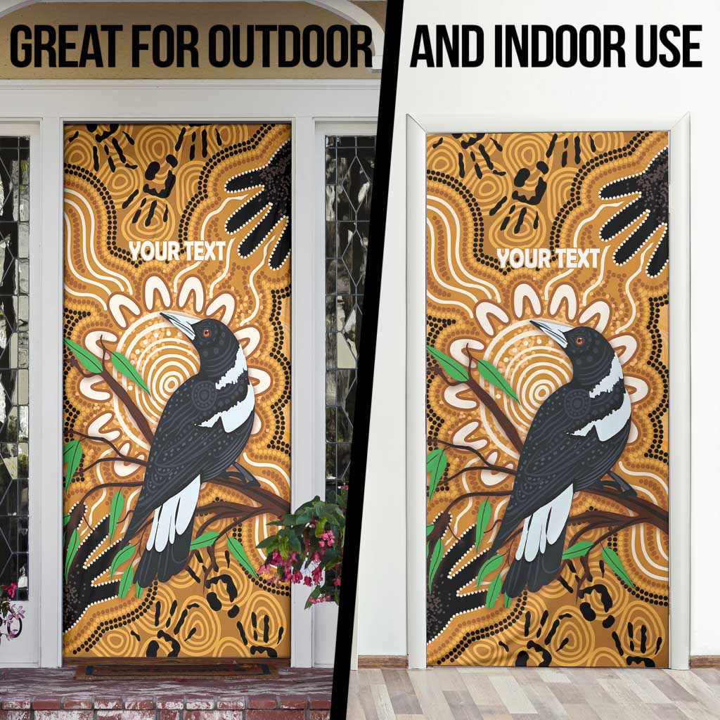 Personalised Australia Magpie NAIDOC Week 2026 Door Cover 50 Years of Deadly Aboriginal Art