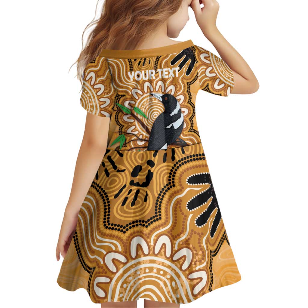 Personalised Australia Magpie NAIDOC Week 2026 Family Matching Off Shoulder Maxi Dress and Hawaiian Shirt 50 Years of Deadly Aboriginal Art