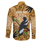 Personalised Australia Magpie NAIDOC Week 2026 Family Matching Off Shoulder Maxi Dress and Hawaiian Shirt 50 Years of Deadly Aboriginal Art