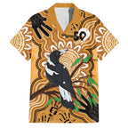 Personalised Australia Magpie NAIDOC Week 2026 Family Matching Summer Maxi Dress and Hawaiian Shirt 50 Years of Deadly Aboriginal Art