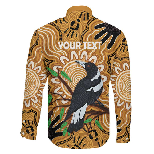 Personalised Australia Magpie NAIDOC Week 2026 Family Matching Summer Maxi Dress and Hawaiian Shirt 50 Years of Deadly Aboriginal Art