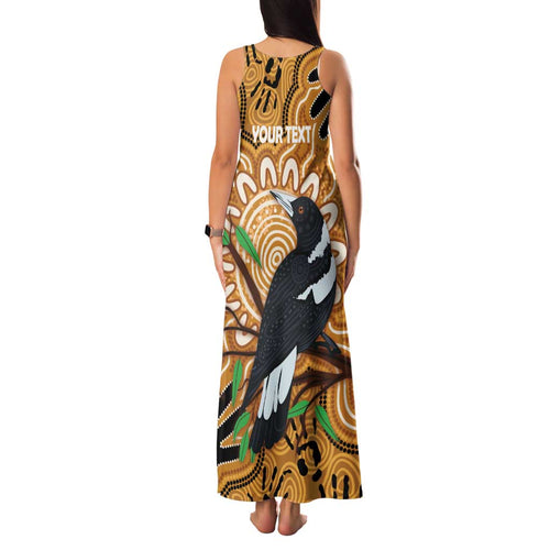 Personalised Australia Magpie NAIDOC Week 2026 Family Matching Tank Maxi Dress and Hawaiian Shirt 50 Years of Deadly Aboriginal Art