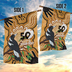 Personalised Australia Magpie NAIDOC Week 2026 Garden Flag 50 Years of Deadly Aboriginal Art