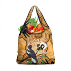 Personalised Australia Magpie NAIDOC Week 2026 Grocery Bag 50 Years of Deadly Aboriginal Art