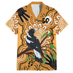 Personalised Australia Magpie NAIDOC Week 2026 Hawaiian Shirt 50 Years of Deadly Aboriginal Art