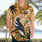Personalised Australia Magpie NAIDOC Week 2026 Hawaiian Shirt 50 Years of Deadly Aboriginal Art