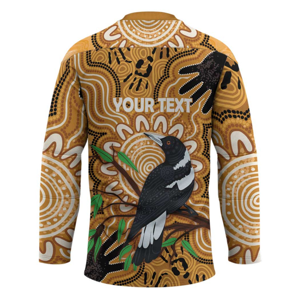 Personalised Australia Magpie NAIDOC Week 2026 Hockey Jersey 50 Years of Deadly Aboriginal Art