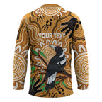 Personalised Australia Magpie NAIDOC Week 2026 Hockey Jersey 50 Years of Deadly Aboriginal Art