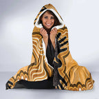 Personalised Australia Magpie NAIDOC Week 2026 Hooded Blanket 50 Years of Deadly Aboriginal Art