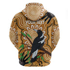 Personalised Australia Magpie NAIDOC Week 2026 Hoodie 50 Years of Deadly Aboriginal Art