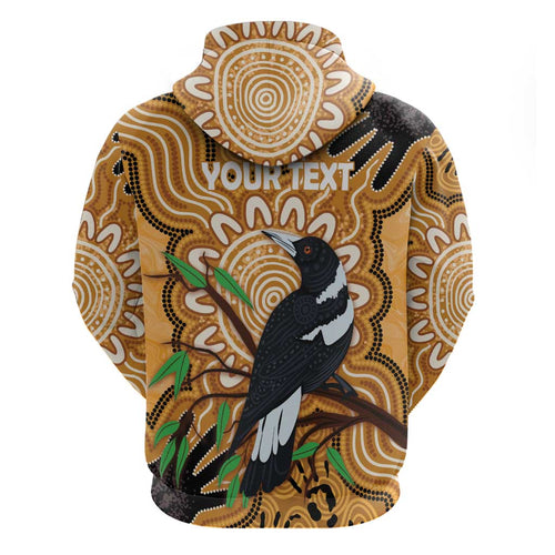 Personalised Australia Magpie NAIDOC Week 2026 Hoodie 50 Years of Deadly Aboriginal Art