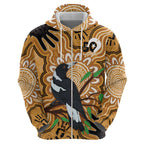 Personalised Australia Magpie NAIDOC Week 2026 Hoodie 50 Years of Deadly Aboriginal Art