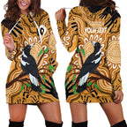 Personalised Australia Magpie NAIDOC Week 2026 Hoodie Dress 50 Years of Deadly Aboriginal Art