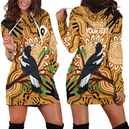 Personalised Australia Magpie NAIDOC Week 2026 Hoodie Dress 50 Years of Deadly Aboriginal Art