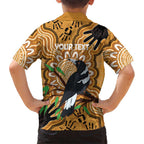 Personalised Australia Magpie NAIDOC Week 2026 Kid Hawaiian Shirt 50 Years of Deadly Aboriginal Art