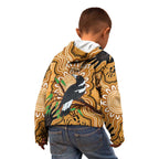 Personalised Australia Magpie NAIDOC Week 2026 Kid Hoodie 50 Years of Deadly Aboriginal Art
