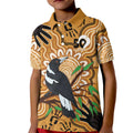 Personalised Australia Magpie NAIDOC Week 2026 Kid Polo Shirt 50 Years of Deadly Aboriginal Art