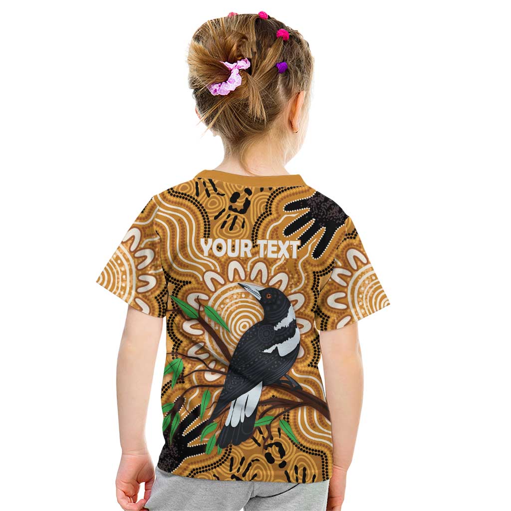 Personalised Australia Magpie NAIDOC Week 2026 Kid T Shirt 50 Years of Deadly Aboriginal Art