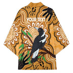 Personalised Australia Magpie NAIDOC Week 2026 Kimono 50 Years of Deadly Aboriginal Art