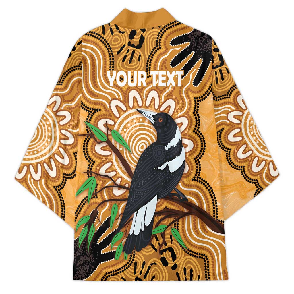 Personalised Australia Magpie NAIDOC Week 2026 Kimono 50 Years of Deadly Aboriginal Art
