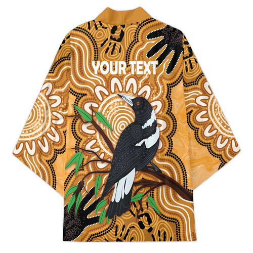 Personalised Australia Magpie NAIDOC Week 2026 Kimono 50 Years of Deadly Aboriginal Art