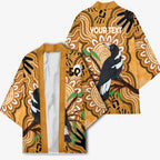 Personalised Australia Magpie NAIDOC Week 2026 Kimono 50 Years of Deadly Aboriginal Art