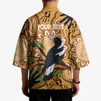 Personalised Australia Magpie NAIDOC Week 2026 Kimono 50 Years of Deadly Aboriginal Art