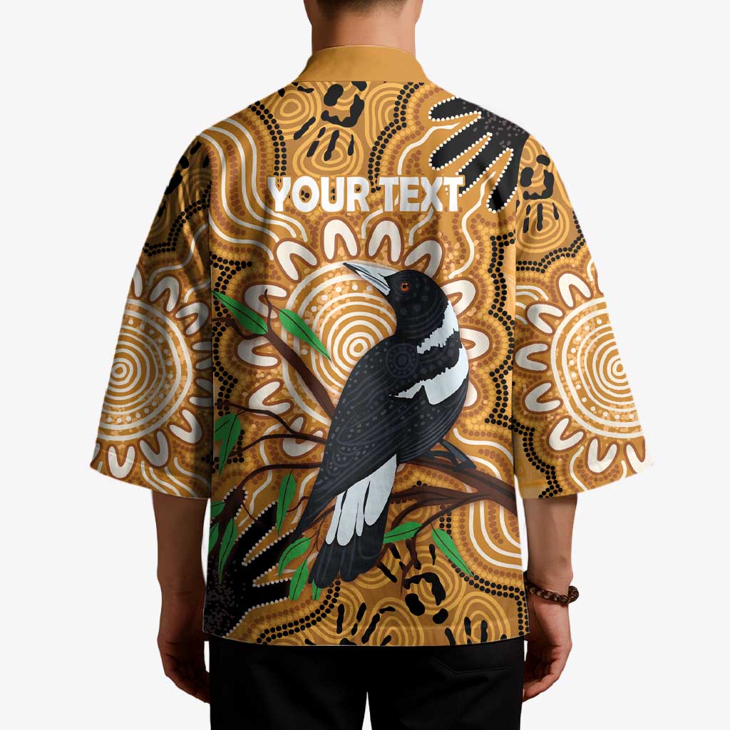 Personalised Australia Magpie NAIDOC Week 2026 Kimono 50 Years of Deadly Aboriginal Art