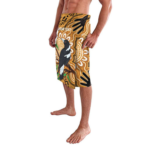 Personalised Australia Magpie NAIDOC Week 2026 Lavalava 50 Years of Deadly Aboriginal Art
