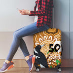 Personalised Australia Magpie NAIDOC Week 2026 Luggage Cover 50 Years of Deadly Aboriginal Art