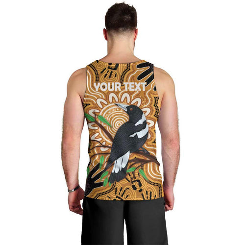 Personalised Australia Magpie NAIDOC Week 2026 Men Tank Top 50 Years of Deadly Aboriginal Art