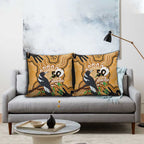 Personalised Australia Magpie NAIDOC Week 2026 Pillow Cover 50 Years of Deadly Aboriginal Art